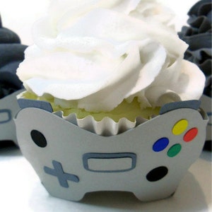 Video Game Cupcake Wrappers Set of 12 image 2