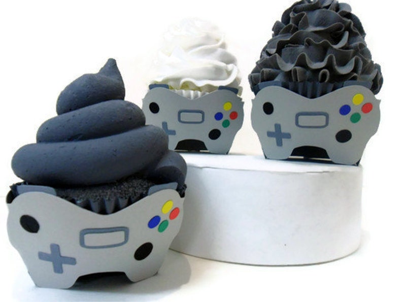 Video Game Cupcake Wrappers Set of 12 image 4
