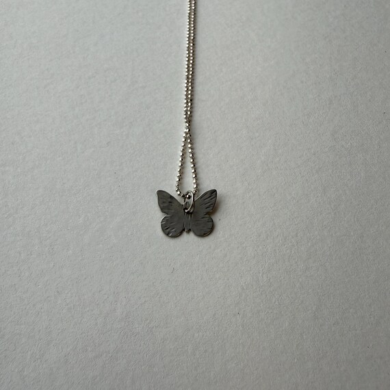 Butterfly necklace, Sterling Silver