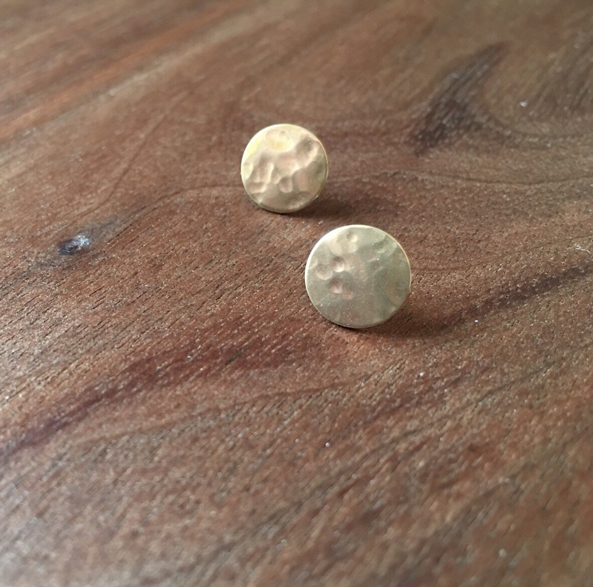 Brass Circle Studs
