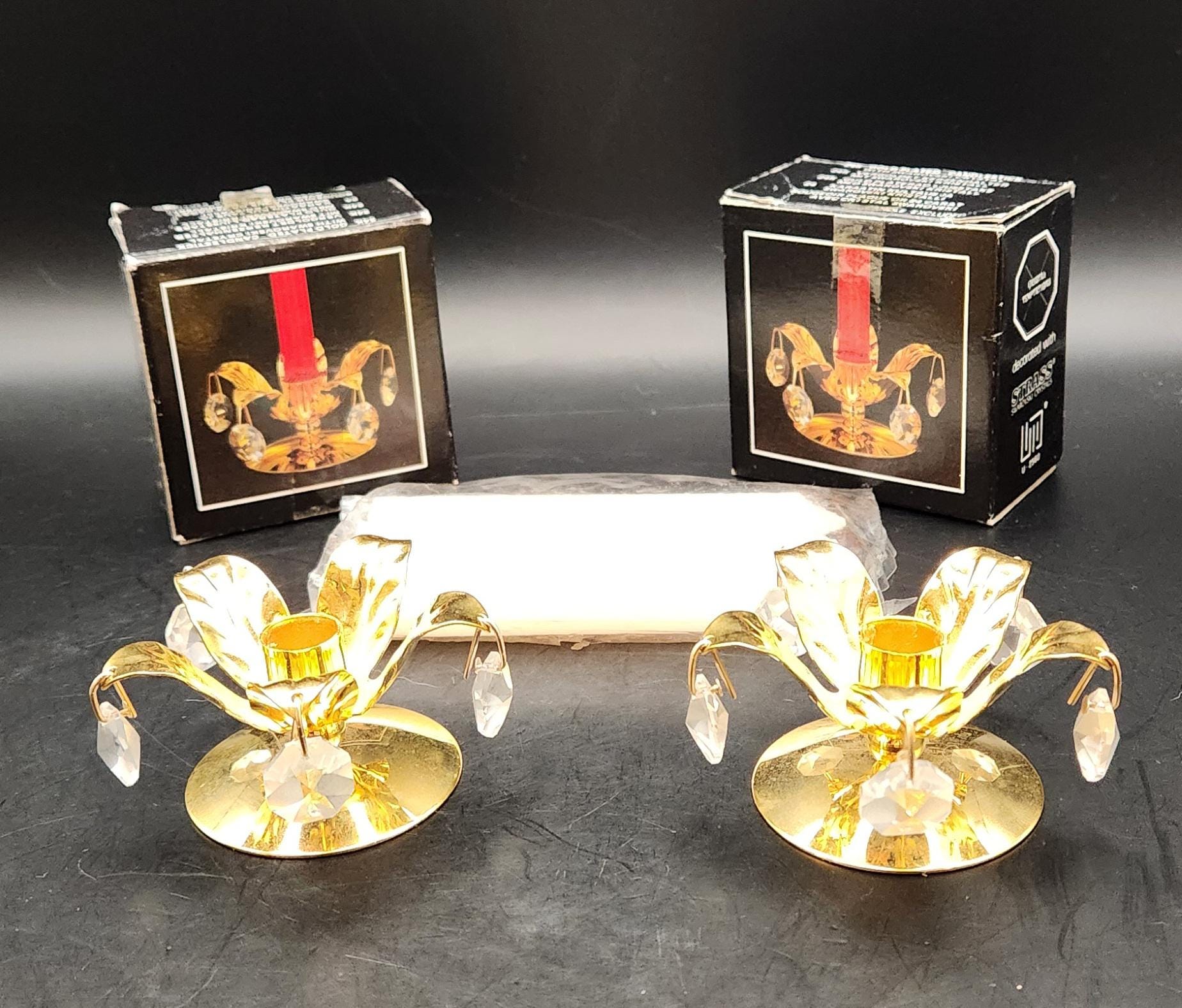 Swarovski Lotus Candle Holder - Etsy