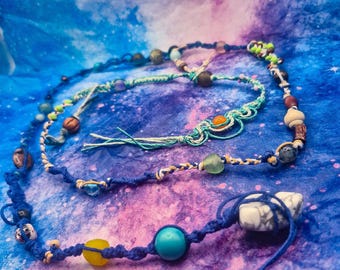 Avatar Swamp Clan/Hulanta Inspired Glow Bead Songcord - Only one available!