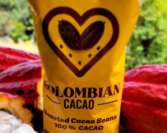 Fèves de cacao grillées | Superaliment 100 % pur chocolat colombien