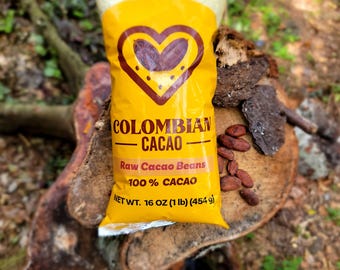 Colombian Raw Cacao Beans | Natural Vegan Chocolate