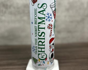 Vaso personalizado de Pesadilla antes del café: Taza de viaje navideña de Jack Skellington