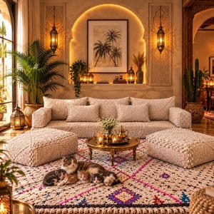 Boho Floor Couch