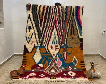 Custom Moroccan Berber Rug: Handwoven Wool Amazigh Design