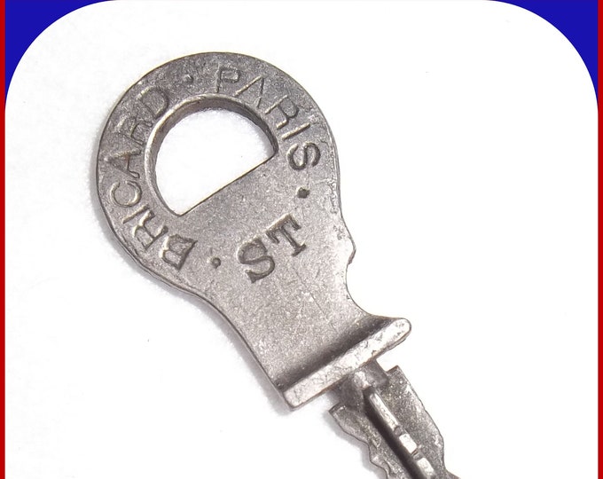 Vintage Steel Skeleton Cruciform Key, St Bricard Paris Ambassador Hotel