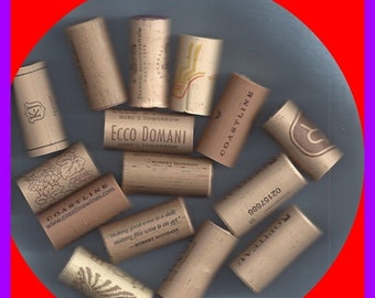 ON SALE Cork Corks Wine Used Synthetic Crafts Key Ring Trivets 10