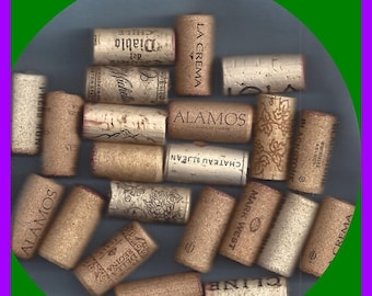 ON SALE Natural Cork Corks Wine Used No Synthetic Crafts Key Ring Trivets Multiples of 10