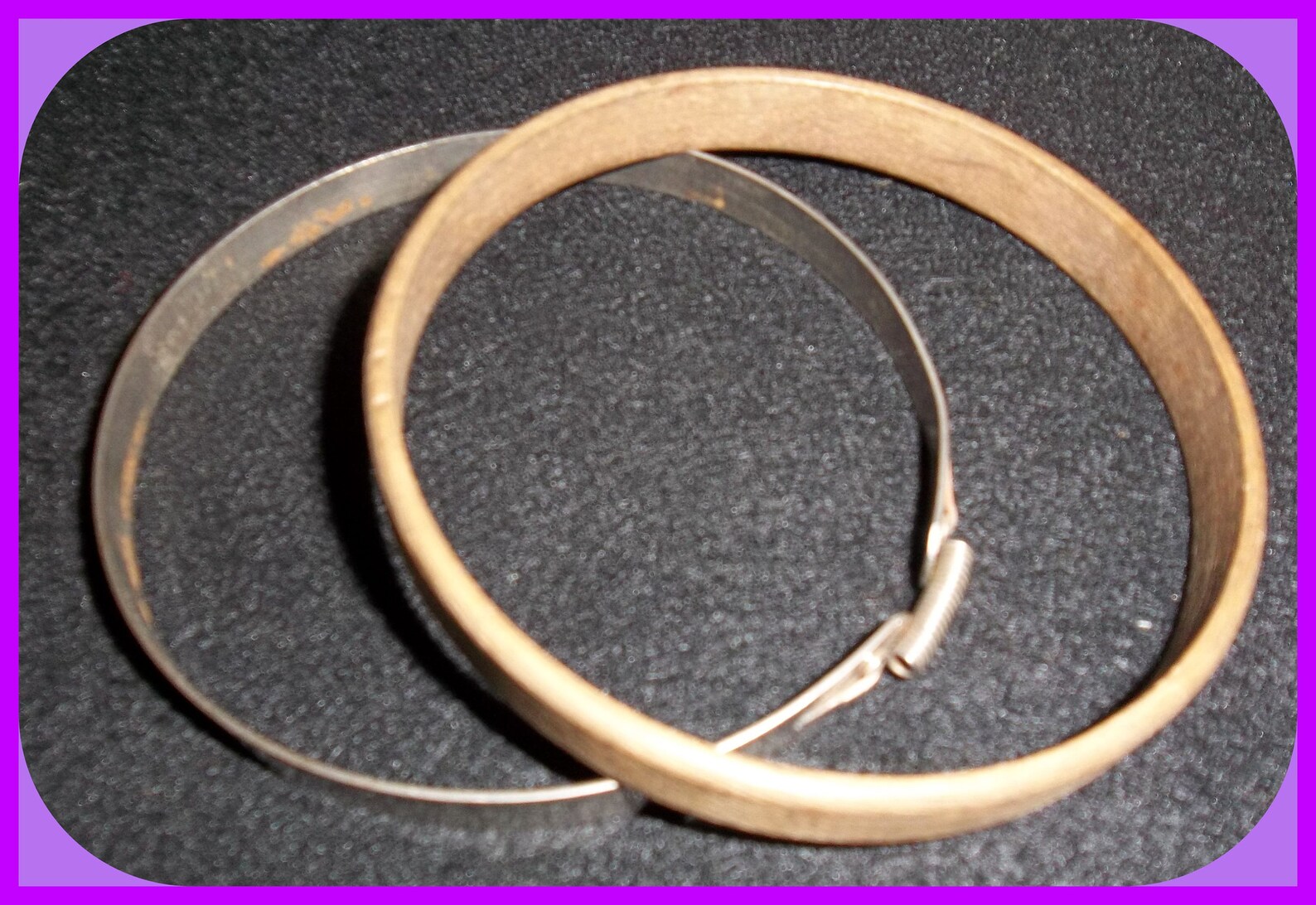 Antique Embroidery Hoop 4 Inch Round Hoop Tension Spring Wood Etsy