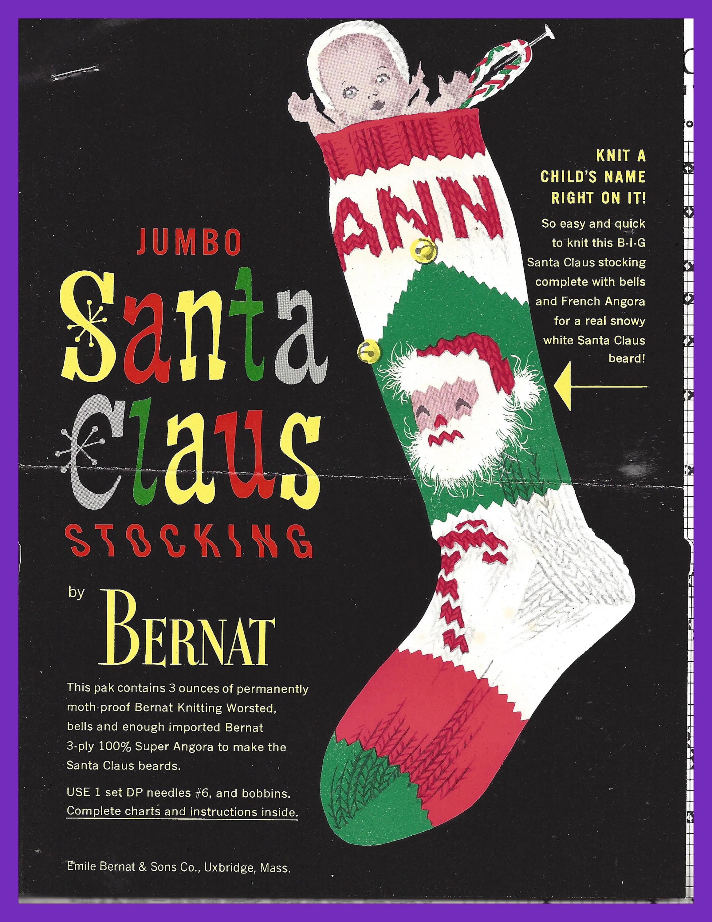 Baba Noel Christmas Stocking Kit – Yarn Store Boutique