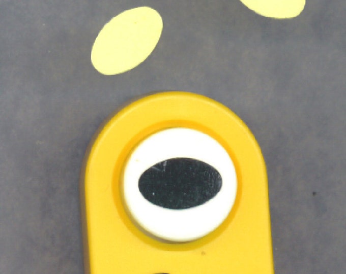 PAPER Punch OVAL or Egg Shape Scrapbooking Half Inch Die Cut Etsy