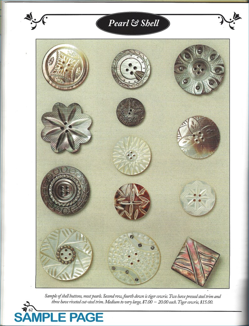 Buttons. Antique & Collectible Identification and Values Etsy