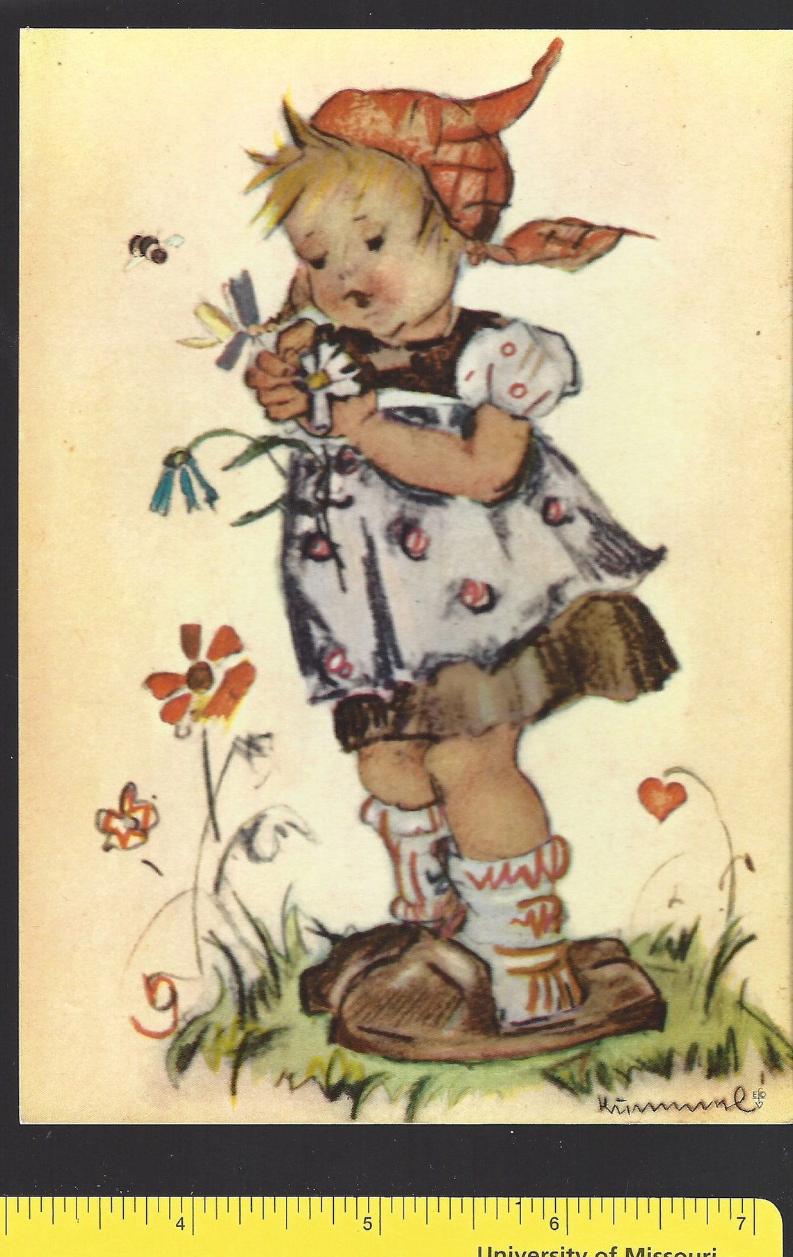 Happy Hummel vintage Postcards Children CHOICE 1960's Etsy