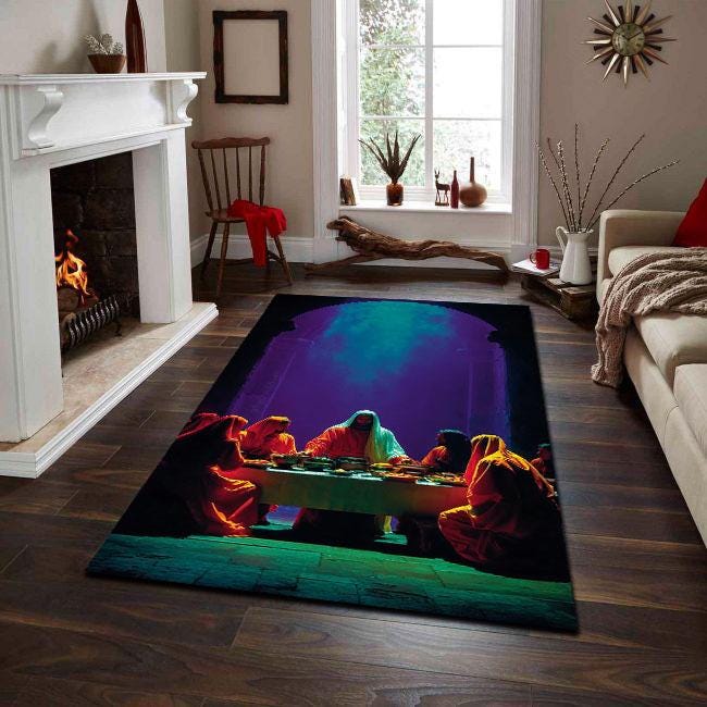Last Supper Carpet - Etsy