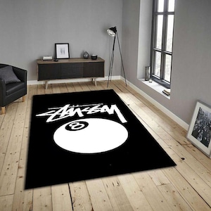 Stussy 8 Ball Rug - Etsy