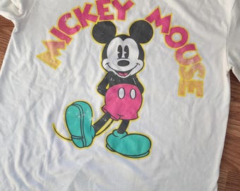 Disney Mickey Mouse Short Sleeve ChildT Shirt Vintage Mickey Mouse  SZ sm vintage clothing