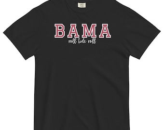 Koszulka futbolowa Alabama | Koszulka Comfort Colors | Koszulka Vintage College Gameday