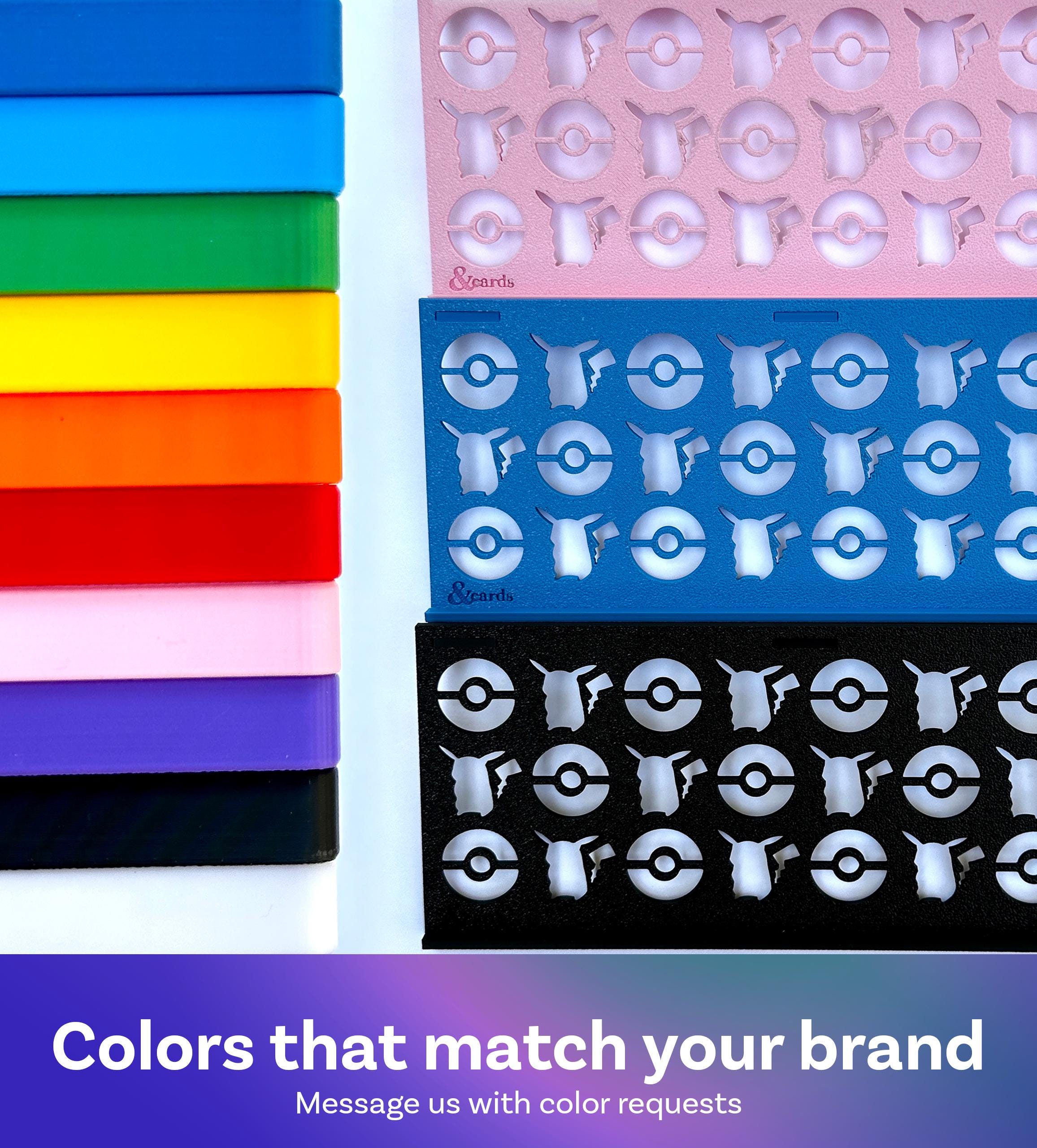 TCG Card Display Risers for Zion & Any Display Cases: Customize Colors ...