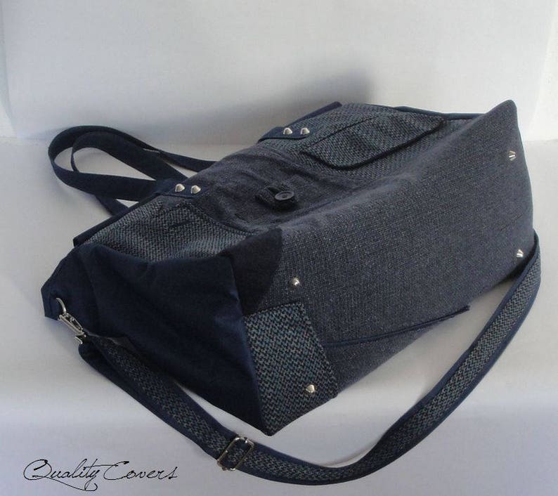 Customizable for Colors Fabric and Size Messenger Tote laptop bag-large weekend bag-handmade travel bag-Fully Padded-LaptopCOMPARTMENT