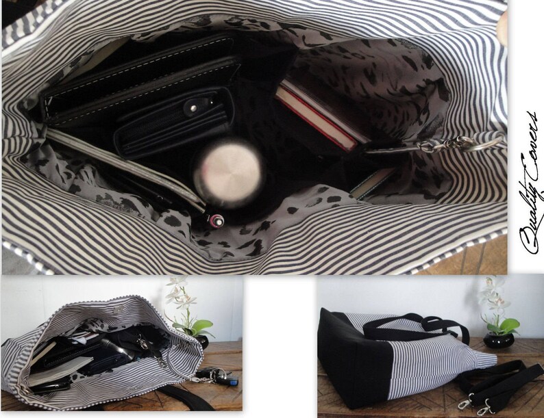 Customizable Laptop Bag for Color Fabric and Size- MESSENGER bag large interior Pockets- Diaper Bag TOTE Laptop Waterproof lining