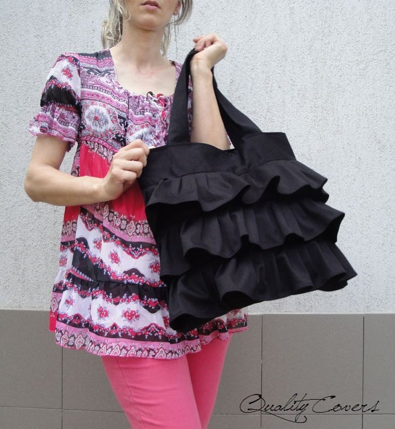 Full FLEXIBILITY Customizable TOTE bag 6 POCKETS Everyday bag Water resistant lining Shoulder Bag can be any size and color