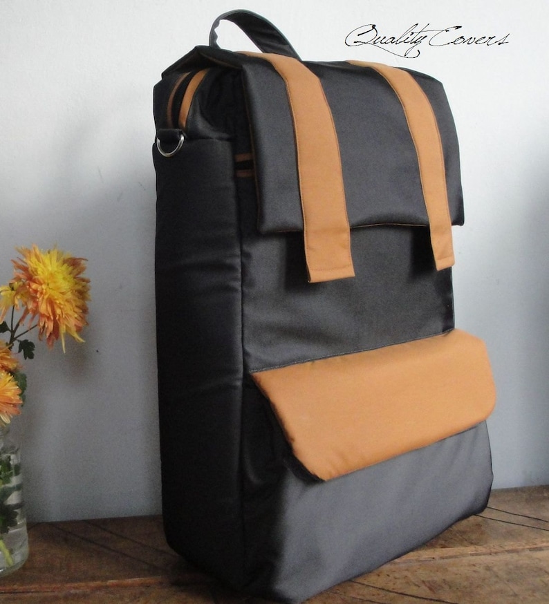 Customizable for Color Fabrics and Size WATERPROOF fabric Fully Padded Messenger Bag Laptop COMPARTMENT Laptop Backpack Convertible
