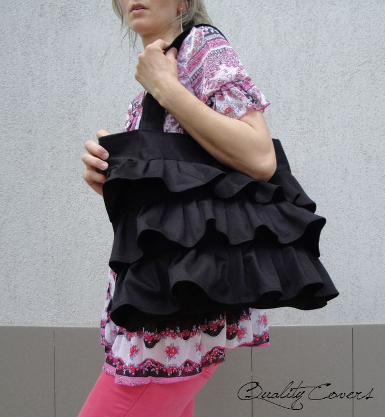 Full FLEXIBILITY Customizable TOTE bag 6 POCKETS Everyday bag Water resistant lining Shoulder Bag can be any size and color