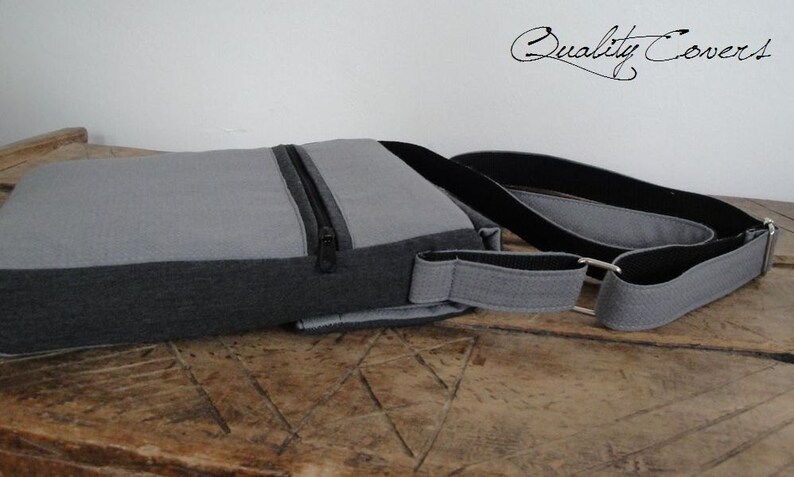 Waterproof lining can be any color and size 2 COMPARTMENTS Customizable Messenger bag Laptop bag Crossbody bag Padded
