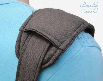 1 Padded Shoulder PAD - Customizable Color / Super PADDED for carrying comfort / For 1-2 inch Wide Straps