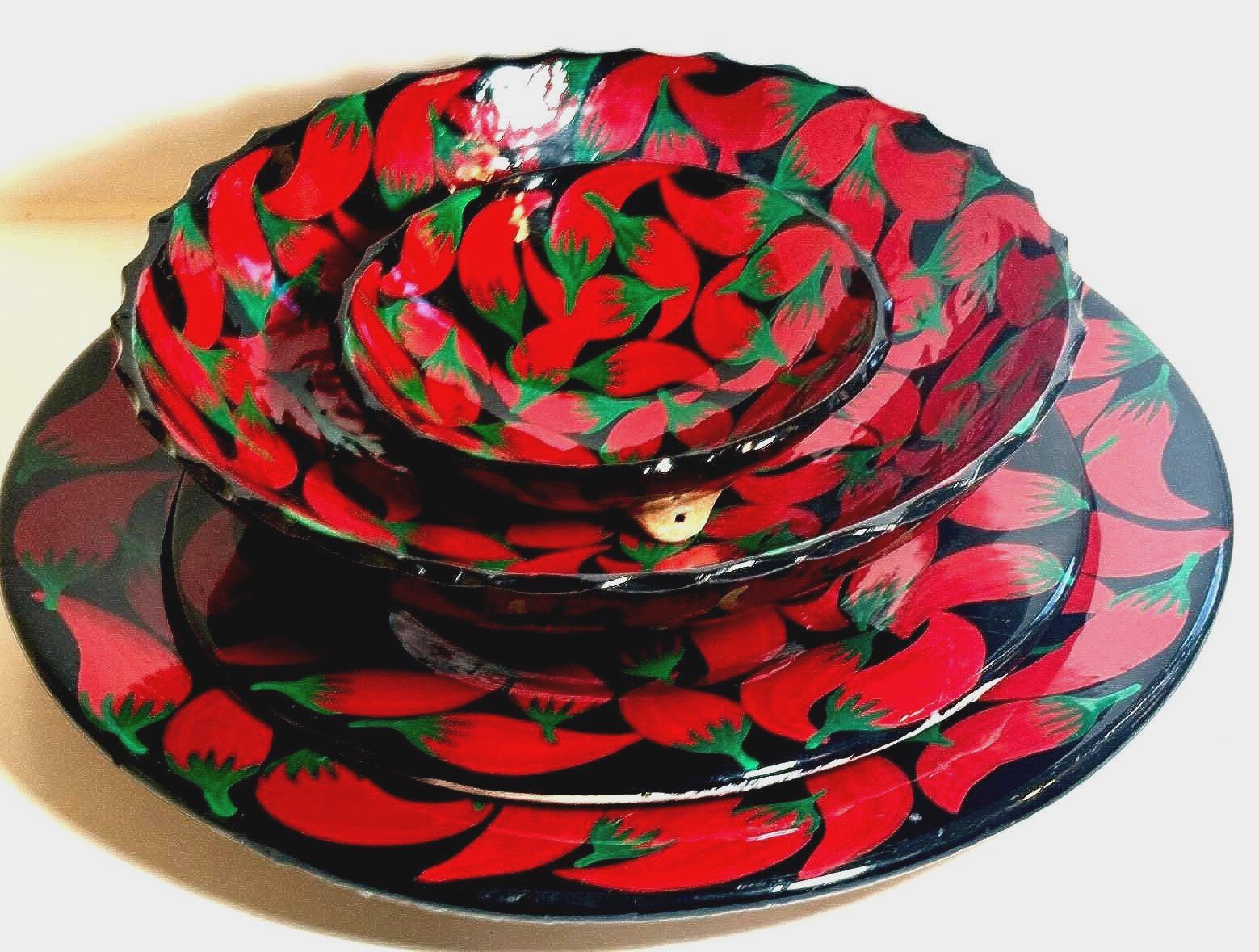 Mexican clay plates - Etsy 日本