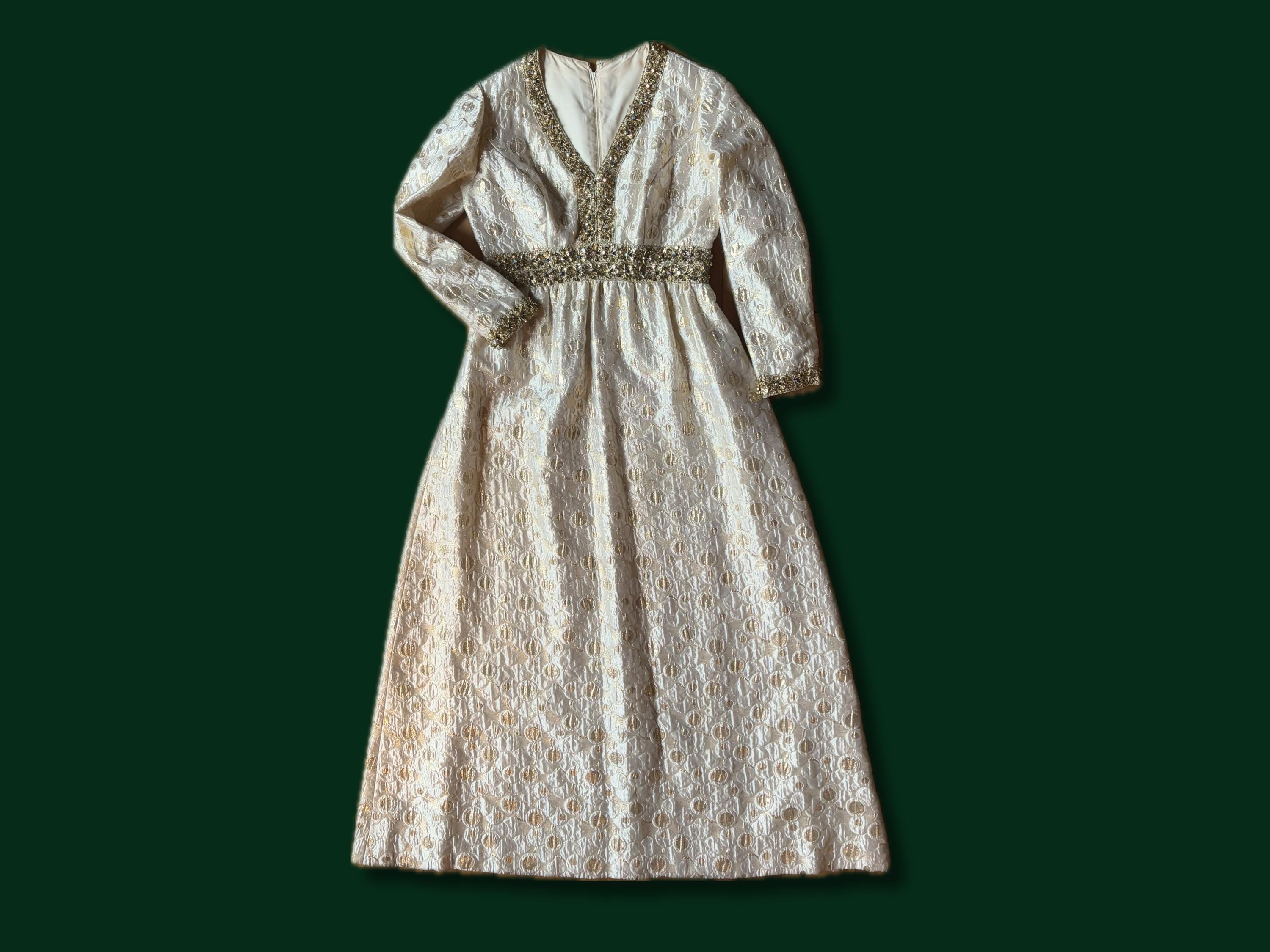 Gold Empire Gown - Etsy