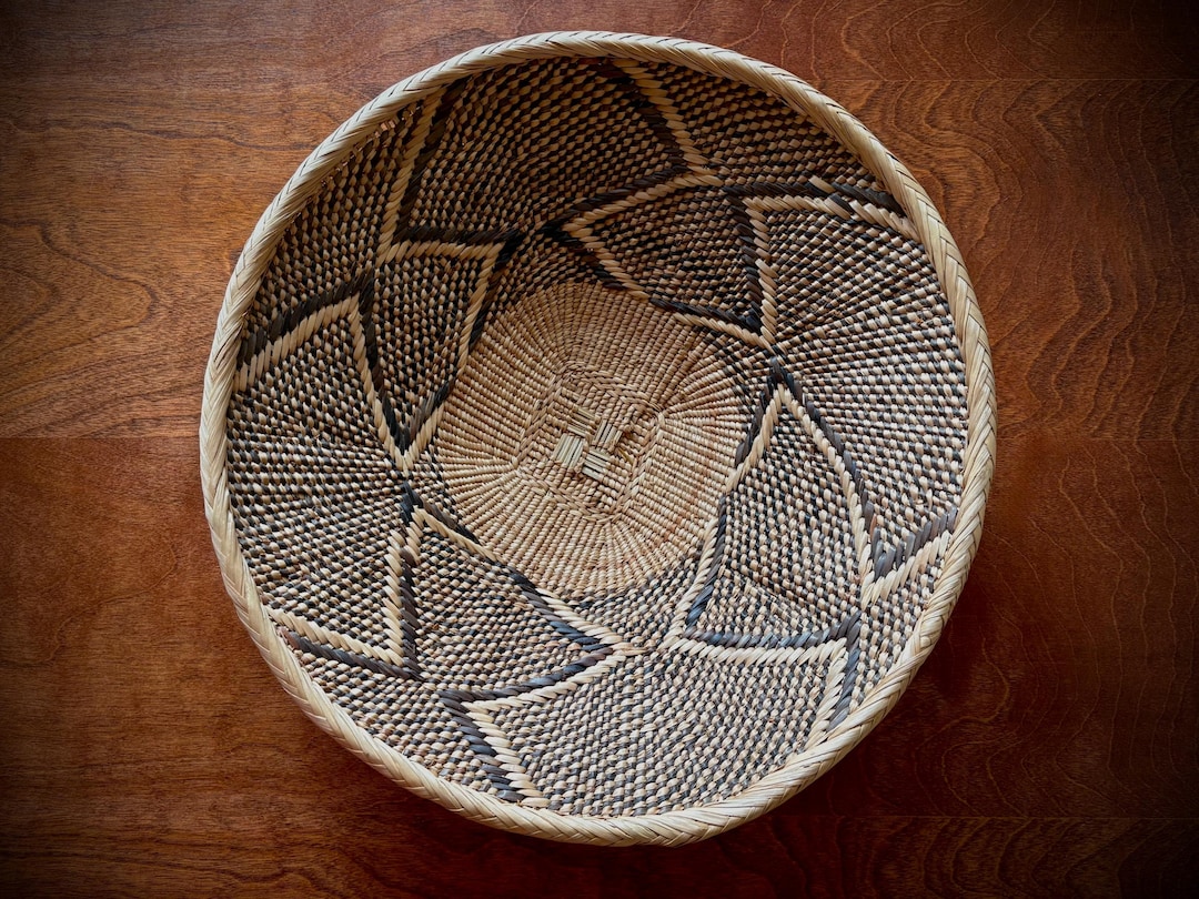 Handwoven Tonga Binga Basket 13” Zimbabwe Artisan Woven Basket Wall ...