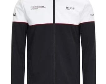 F1 Racing Softshell-Jacke - 350 g/m² winddichte Motorsport-Oberbekleidung
