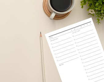 The Everyday Planner - Minimal Daily Checklist