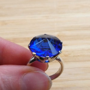 Super rare vintage crown statement ring 925 JMT Mexico size 7