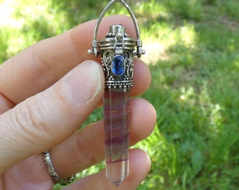 RARE Deadstock Magical Wish Box Secret Compartment Gothic Style Fluorite Poison Pendant - Secret Compartment - Your Choice