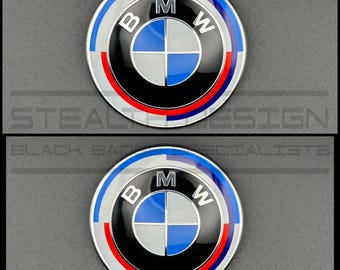 BMW F20 F21 Bonnet & Bootlid Badge Anniversary Set Front And Rear M135i M140i 3 Hole Pin