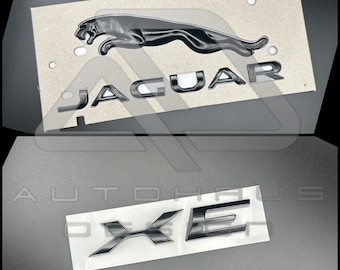Jaguar XE Black Badge Set Self Adhesive Emblem