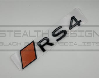 Audi RS4 B7 B8 B9 Dernière révision Arrière Rouge Bleu Orange Vert Jaune