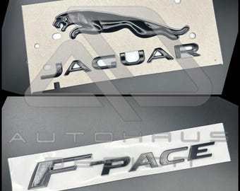 Jaguar F Pace Black Badge Set Self Adhesive Emblem