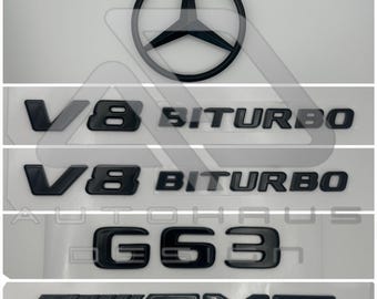 Mercedes Benz W463 G63 AMG G Class G Wagon  Black Badge Set Turbo V8 Bi-Turbo Star Emblem