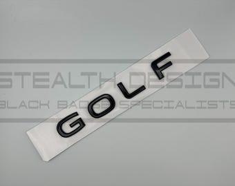 Couvercle de coffre arrière pour VW GOLF MK8, noir brillant