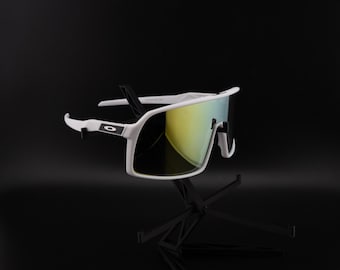 Elite Sports Sunglasses White Frame / Gold Lens