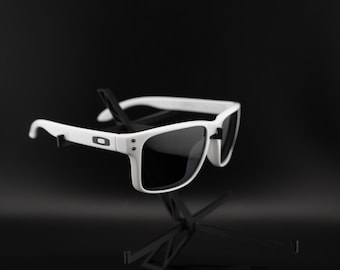 Elite Sports Sunglasses White Frame & Black Lens