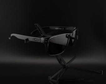 Elite Sports Sunglasses Crystal Black Frame & Black Lens