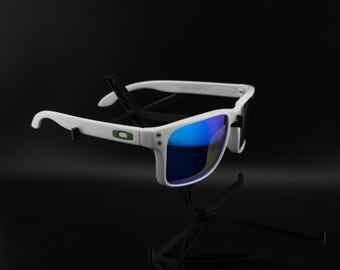 Elite Sports Sunglasses White Frame & Green Lens