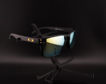 Elite Sports Sunglasses Matte Black Frame & Gold Lens
