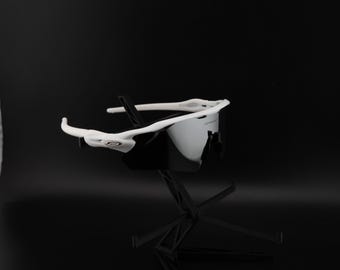Elite Sports Sunglasses White Frame / Chrome Lens